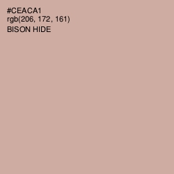 #CEACA1 - Bison Hide Color Image